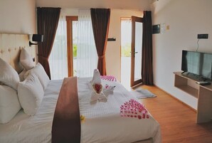 1 quarto, roupas de cama premium, frigobar, cofres nos quartos