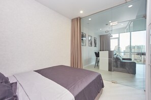 Design-Apartment | Bügeleisen/Bügelbrett, kostenloses WLAN, Bettwäsche