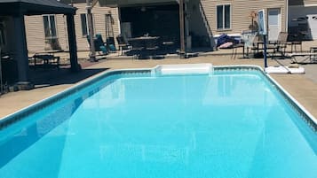 Indoor pool, outdoor pool