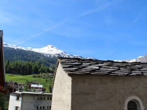 Vue depuis lâhĂ©bergement