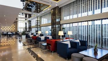 Sala de estar en el lobby