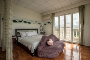 Premium bedding, blackout curtains, rollaway beds, free WiFi