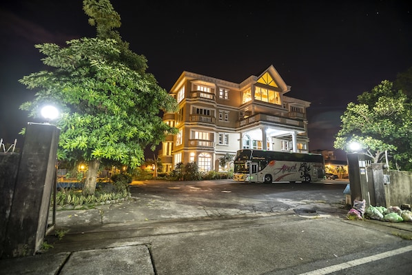 Front of property – evening/night