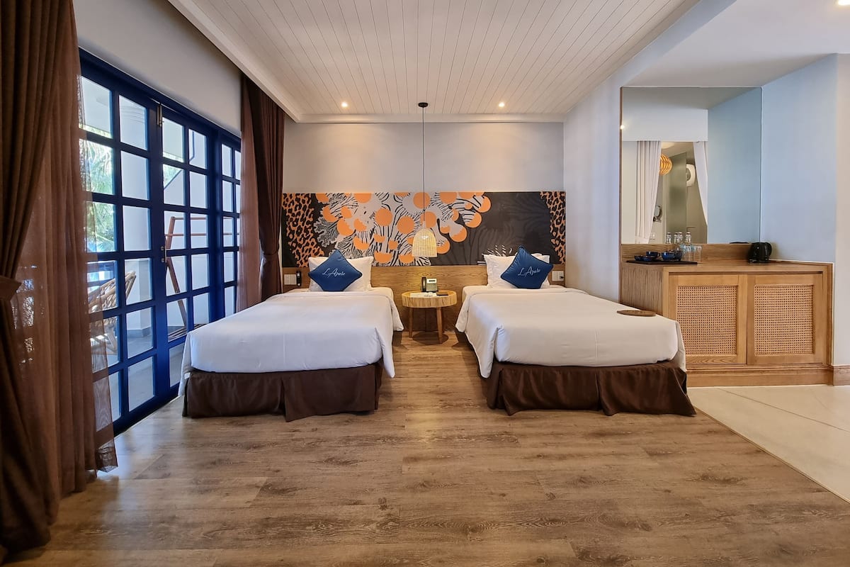 Deluxe-Zweibettzimmer, Gartenblick