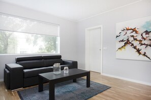 Apartment, 1 Bedroom, Garden View | Living area - Blue Luxury Apartments (Reykjavik)