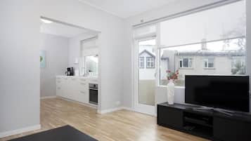 Departamento, 2 habitaciones, balcón | 1 habitación, insonorización, wifi gratis y ropa de cama