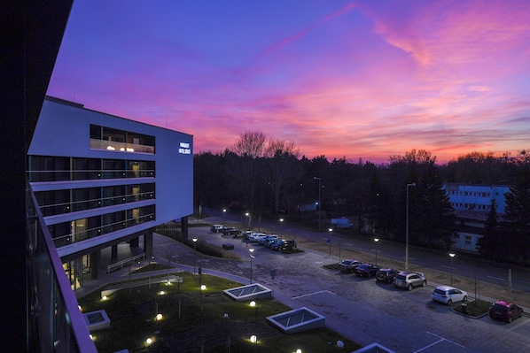 Front of property – evening/night