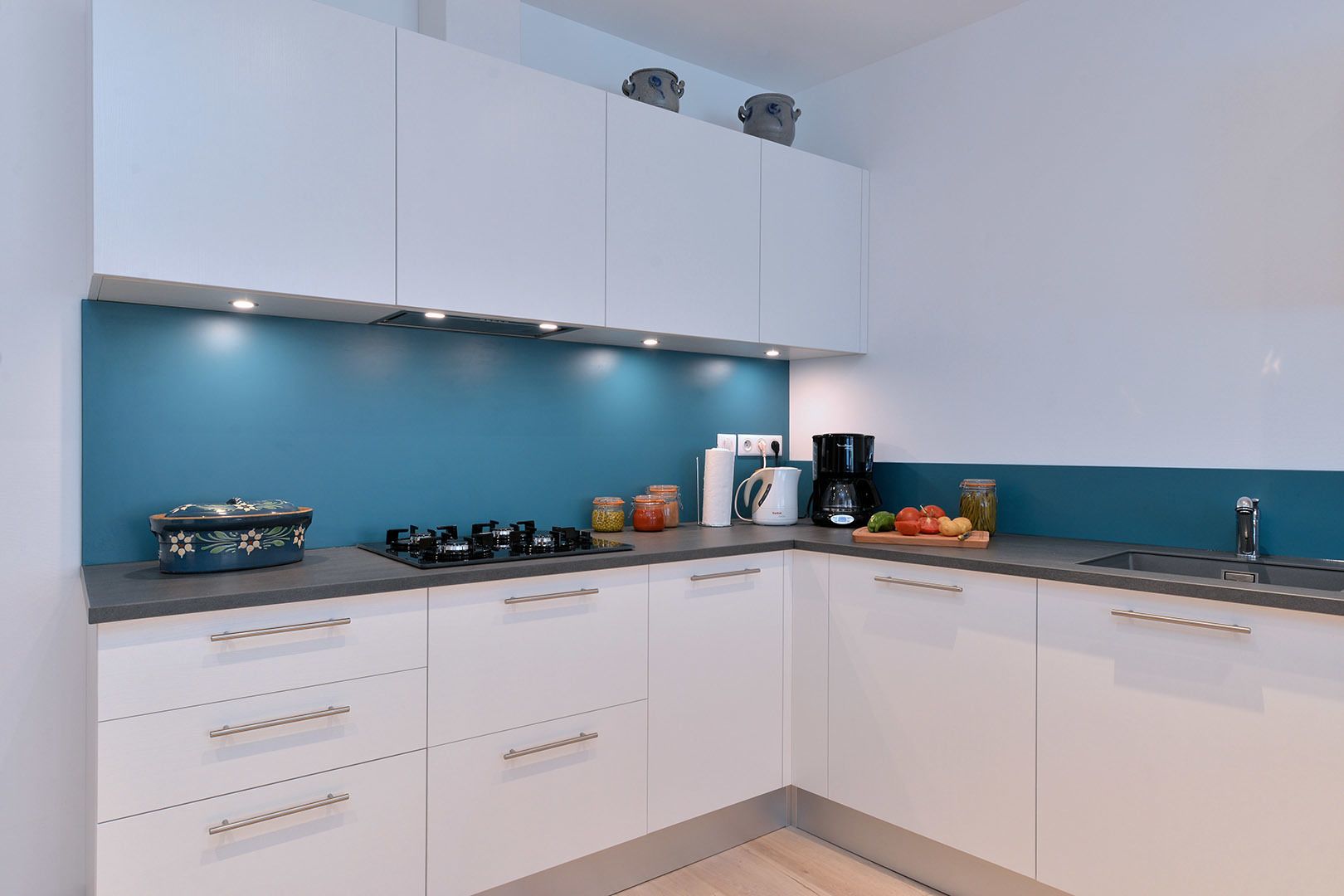 Rumah, pemandangan halaman (S'Harzala Bleu) | Restoran