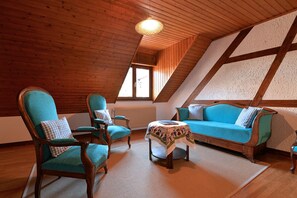 House, Courtyard View (S'Harzala Bleu) | Lounge - S'harzala Bleu (Bergheim)