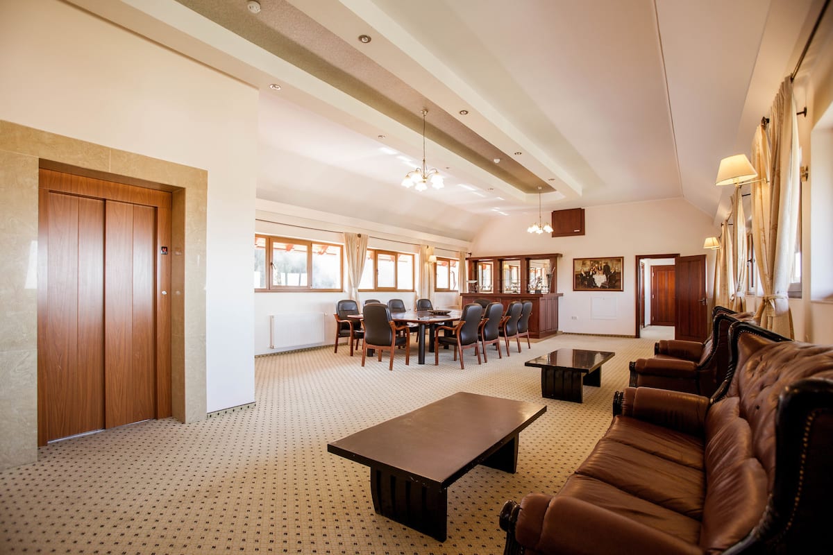 Business Penthouse | Living area | Flat-screen TV