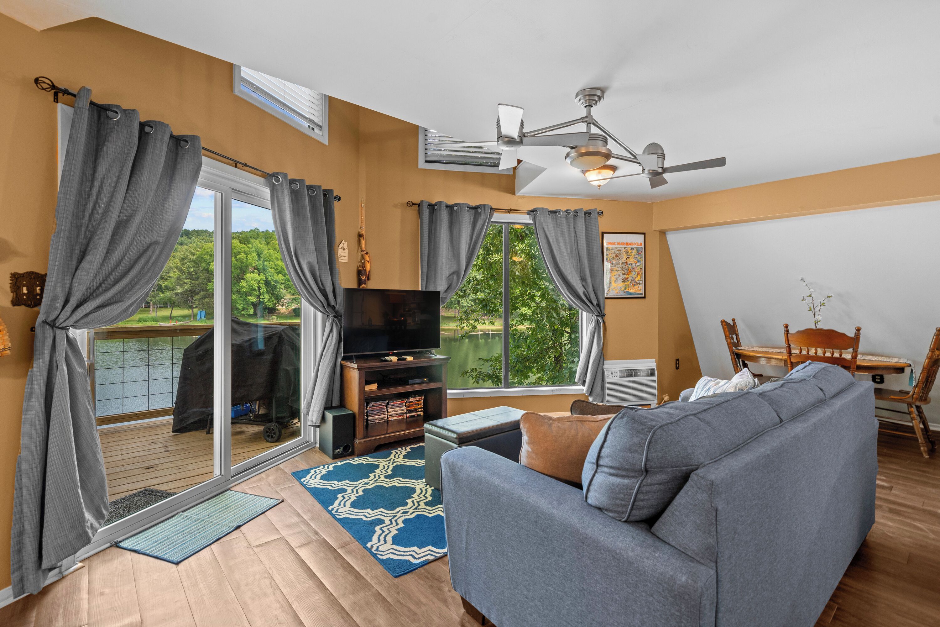 智能电视、DVD 播放器、书、影片库