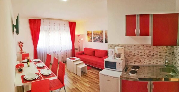 Apartment, Balcony | Living area | LCD TV - Plitvice Mountain Spring (Plitvicka Jezera)