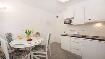 Apartment (2 Bedroom Apt with Terrace n Sea View) | Private kitchen | Fridge