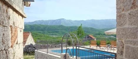 Seasonal outdoor pool