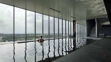 Indoor pool, outdoor pool