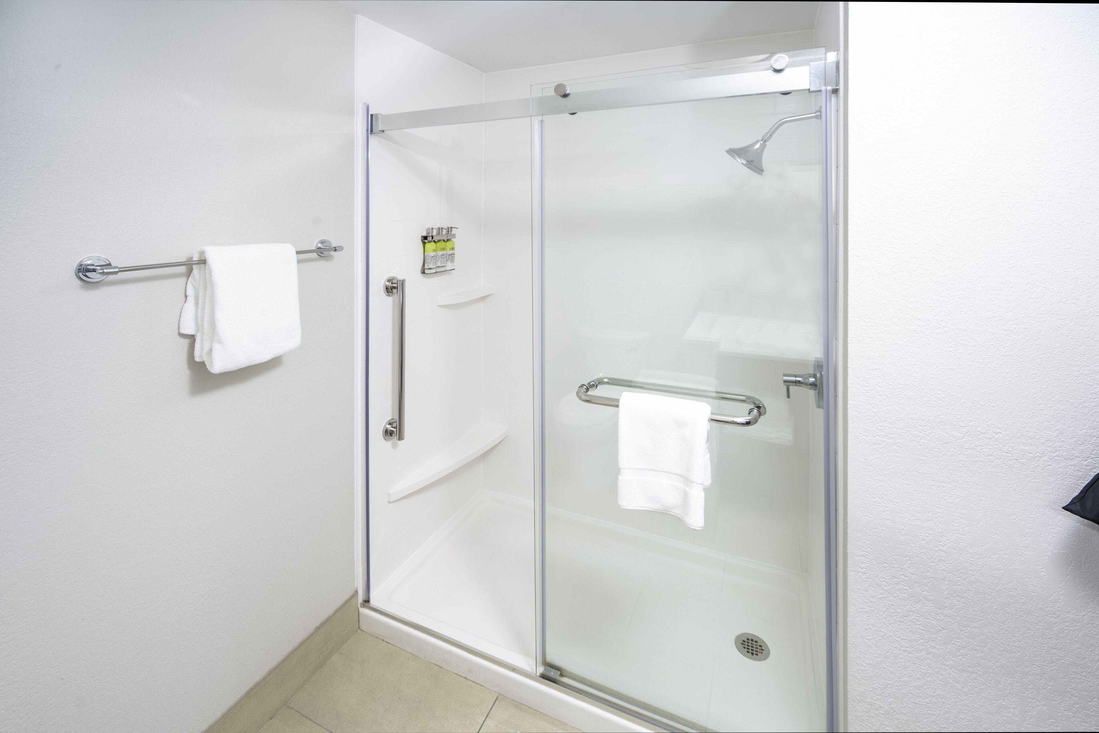 suite, 1 king bed, accessible (communications accessible) | bathroom | free toiletries, hair dryer, towels, soap