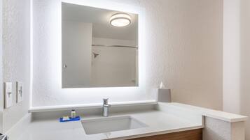 Free toiletries, hair dryer, towels, soap