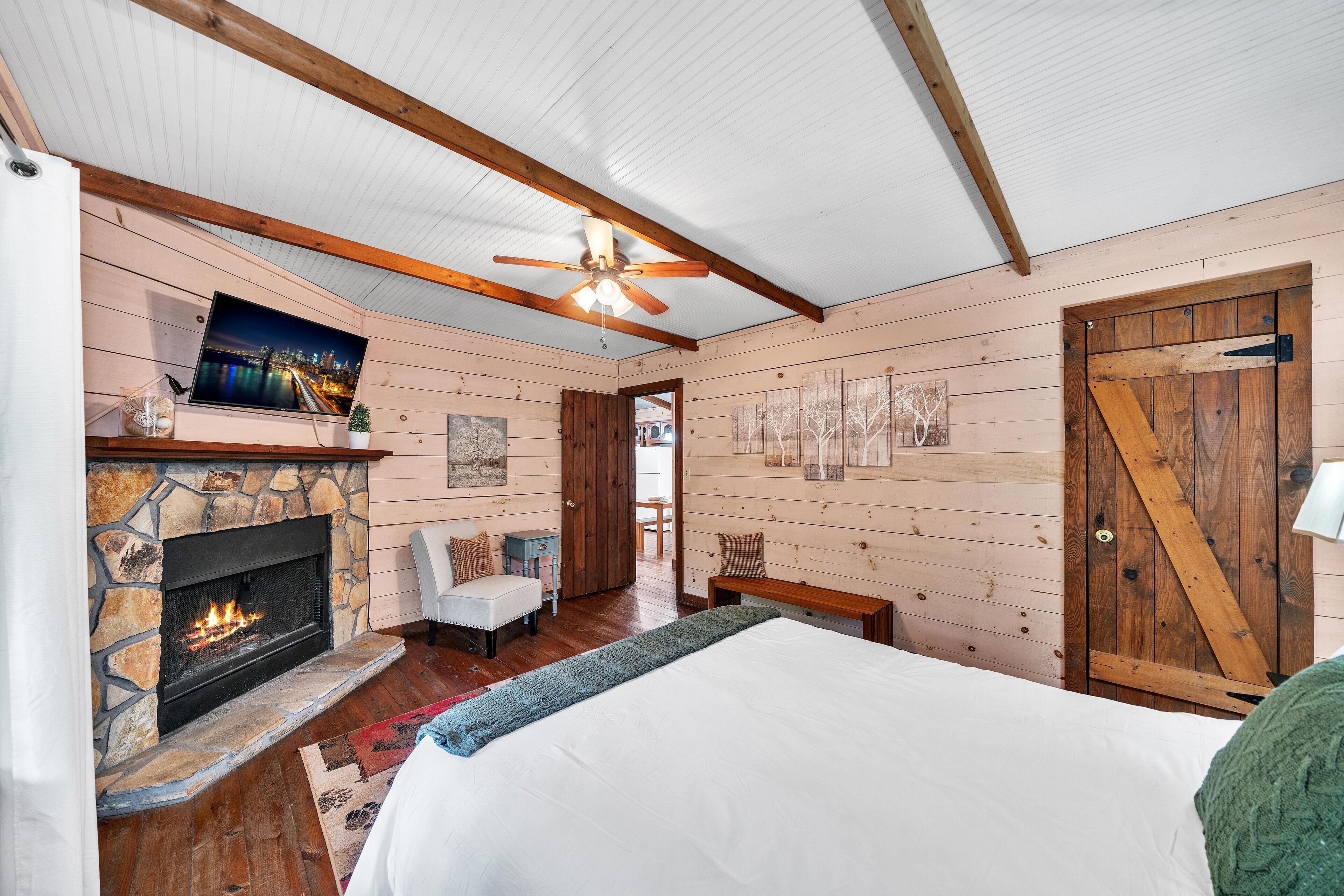 Kabin, 1 kamar tidur (Fife Bridge) | Didekorasi berbeda-beda dan dilengkapi dengan perabotan berbeda-beda