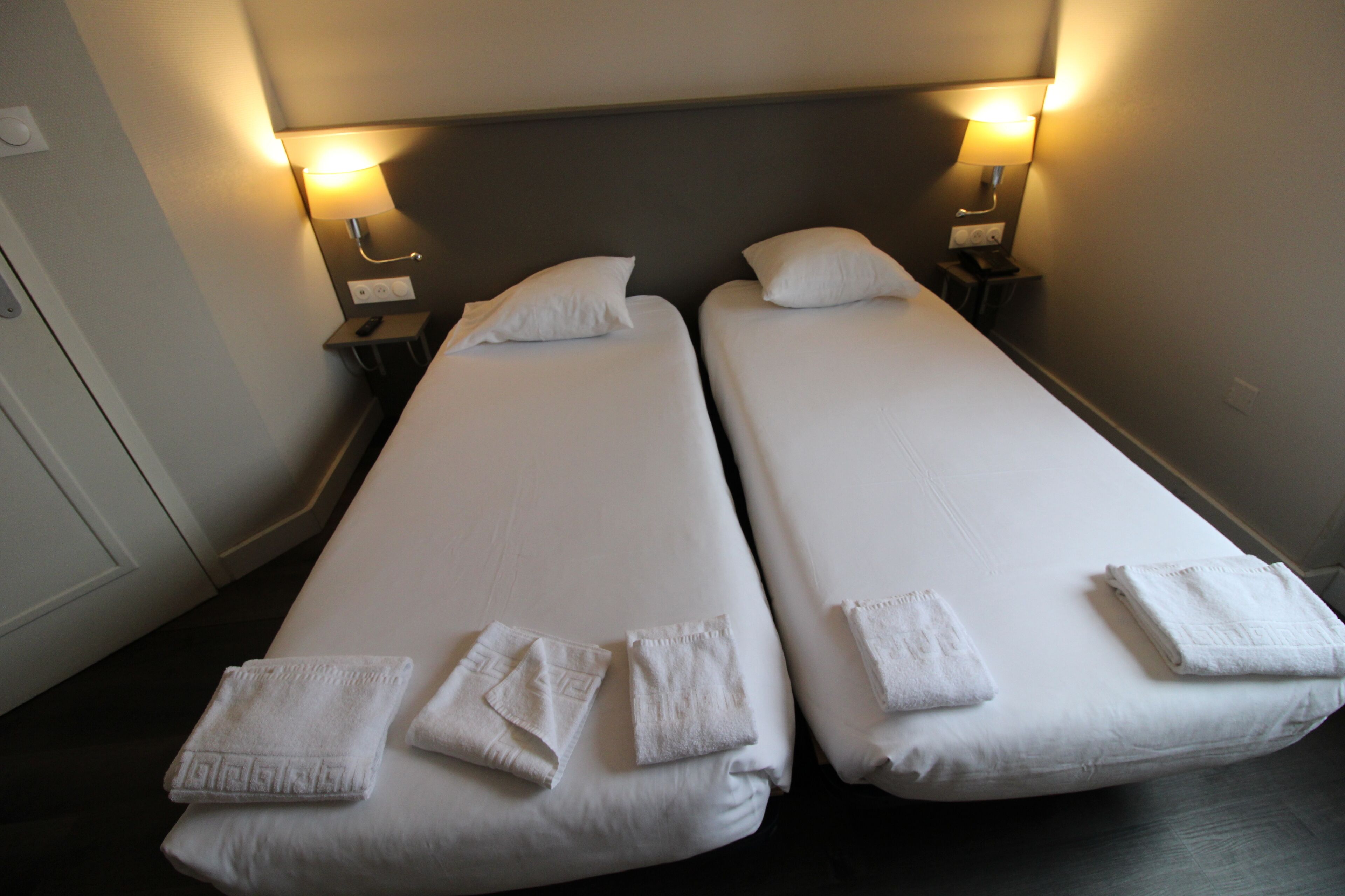 twin room | memory-foam beds, in-room safe, individually decorated
