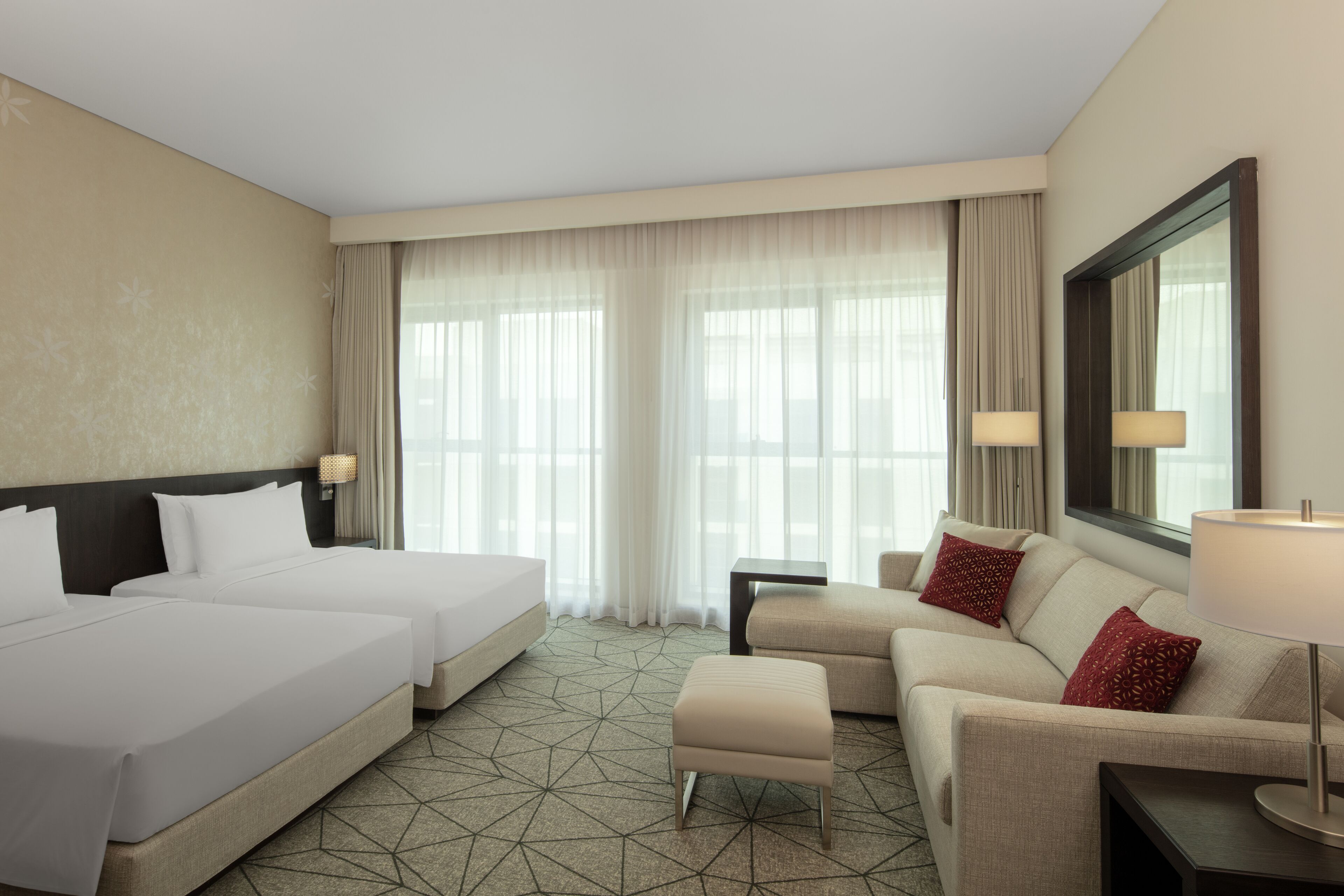 premium bedding, minibar, in-room safe, desk