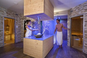 Turkish bath, body treatments, aromatherapy, deep-tissue massages