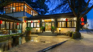 Majoituspaikan sisäänkäynti