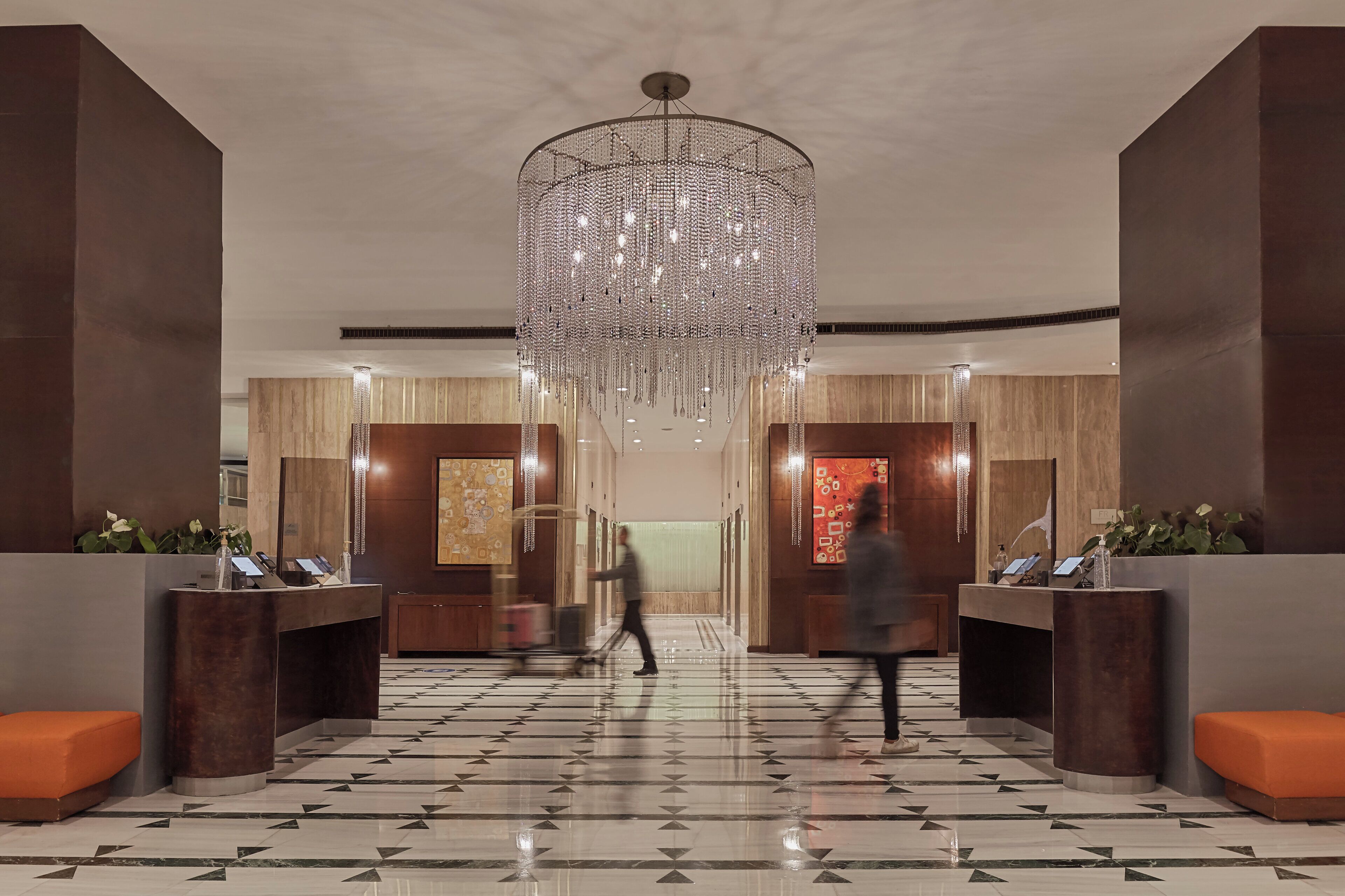 check-in/check-out kiosk