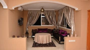 Villa, 4 Bedrooms | Living area | Flat-screen TV