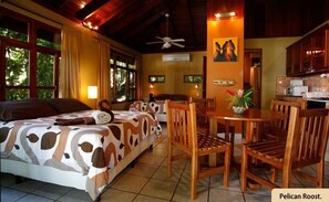 Family Double or Twin Room, 2 Queen Beds, Partial Ocean View