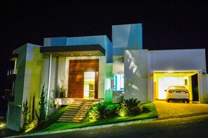 Front of property – evening/night