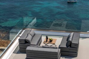 Luxury Duplex, 3 Bedrooms, Sea View | Terrace/patio