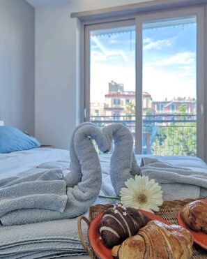 Chambre Double, balcon
