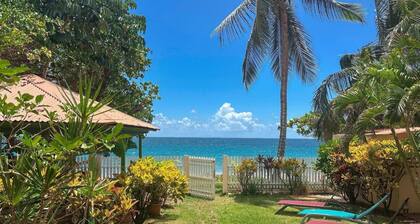 Villa au Diamant Ref M133 5 ch 10 personnes jardin face mer