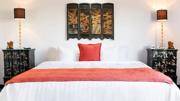 Egyptian cotton sheets, premium bedding, in-room safe