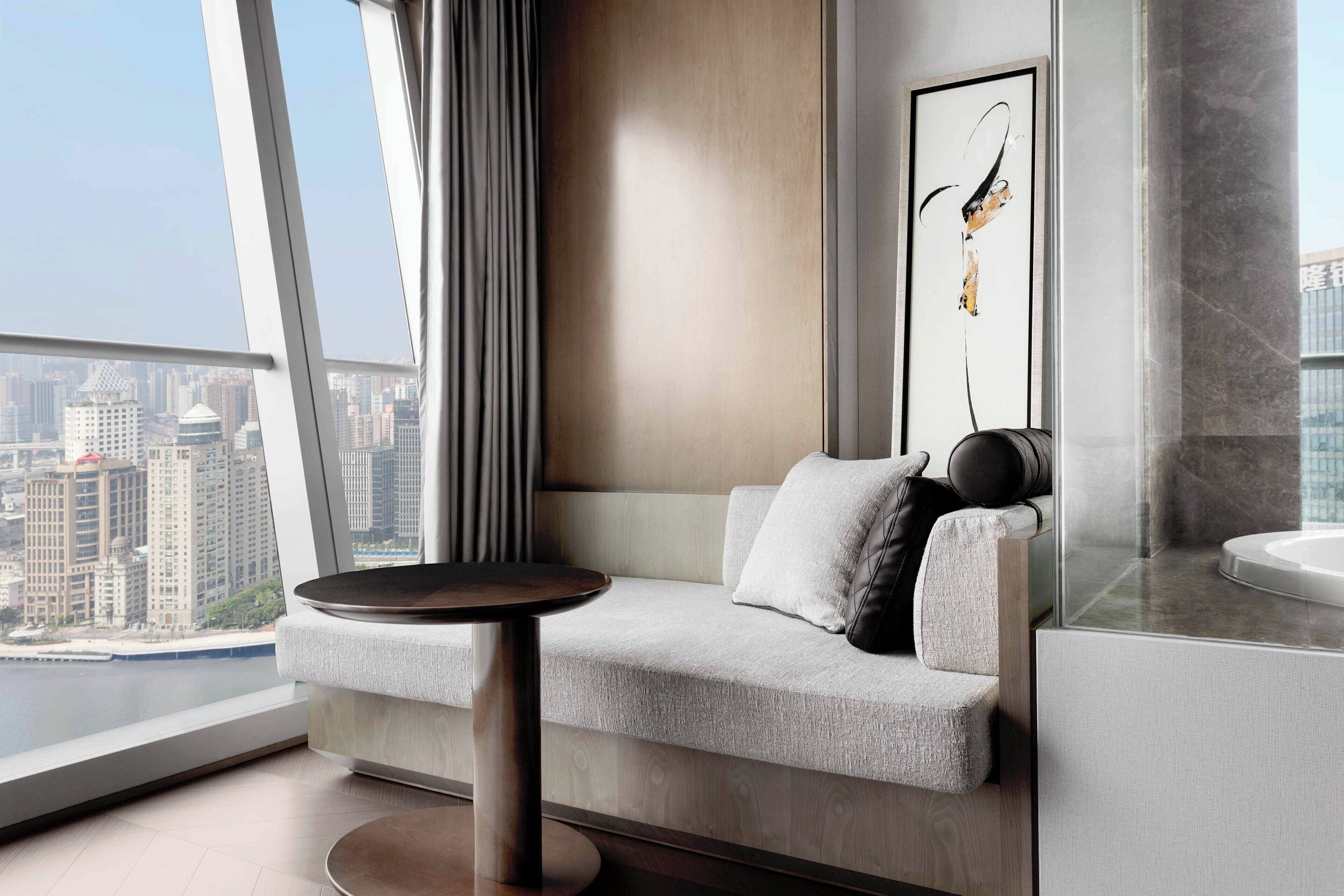 room, 1 king bed, river view, corner | view from room