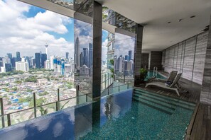 Indoor pool, outdoor pool