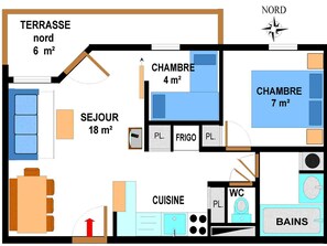 مخطط تصميم الطابق