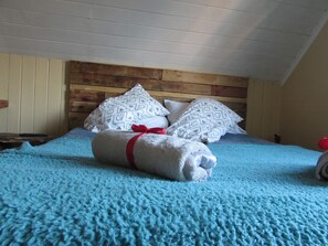 Individually furnished, desk, blackout curtains, iron/ironing board