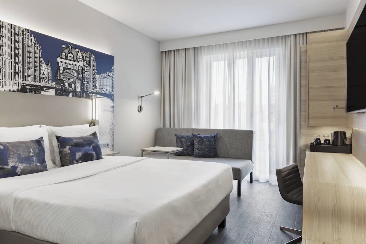 1 habitación y ropa de cama hipoalergénica