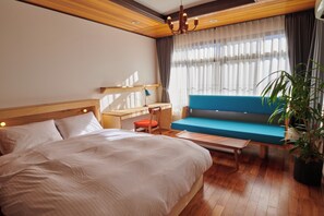 Superior Room, 1 Queen Bed with Sofa bed, Non Smoking, Shared Bathroom - RYOKAN PLUM (Odawara)