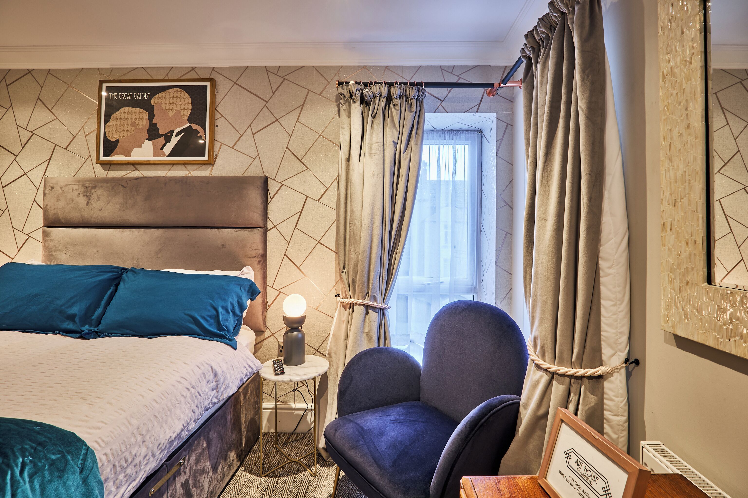 Individualmente decorados, quartos à prova de som, Wi-Fi de cortesia