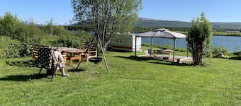 Idyllic fishing location in Målselva for camping and parking
