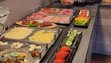 Daily buffet breakfast (EUR 12 per person)
