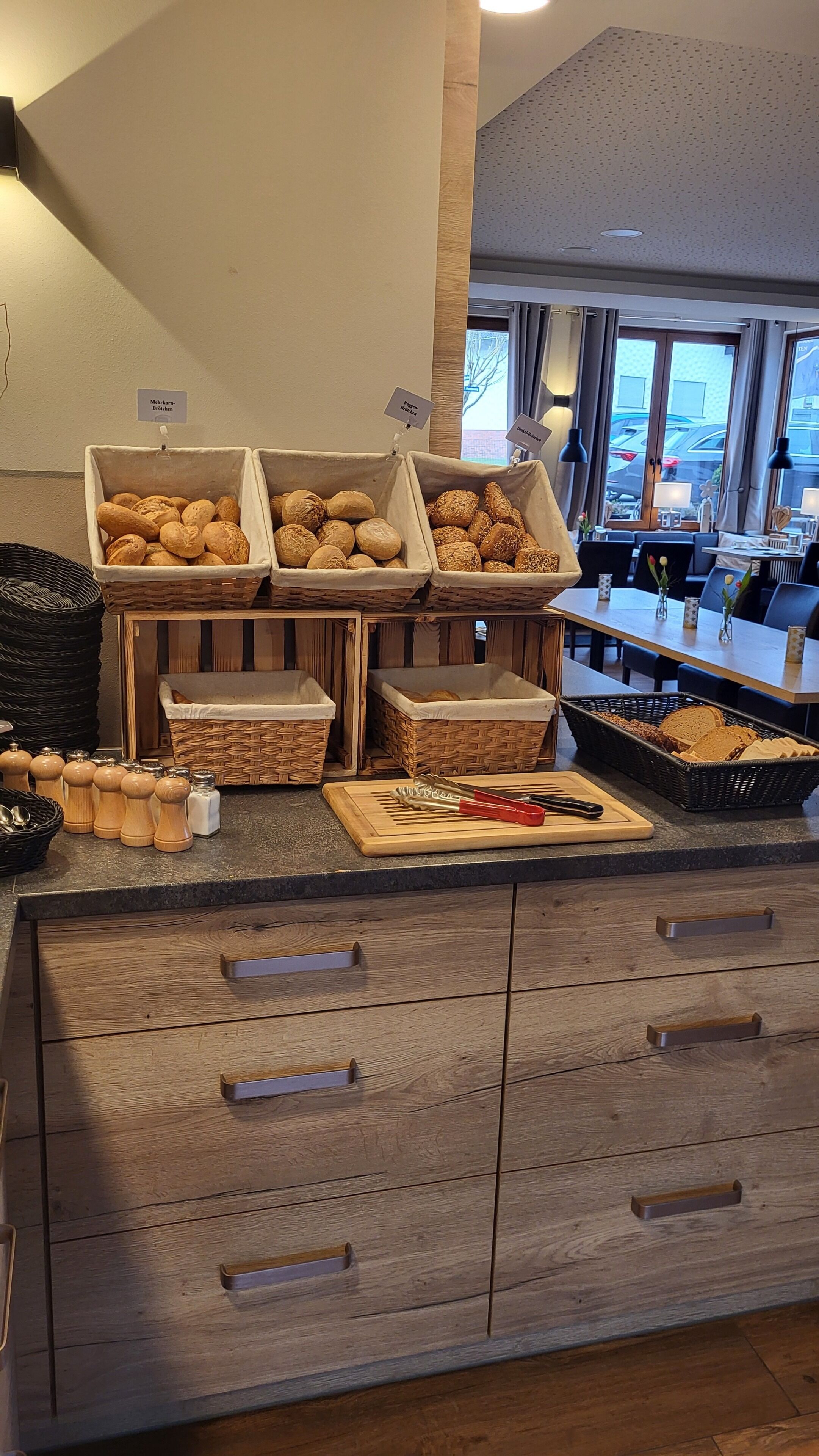 Daily buffet breakfast (EUR 12 per person)