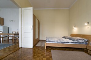 Apartment | 1 Schlafzimmer, individuell dekoriert, Bügeleisen/Bügelbrett