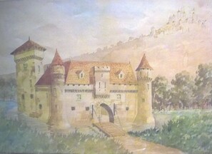 Vista frontal de la propiedad