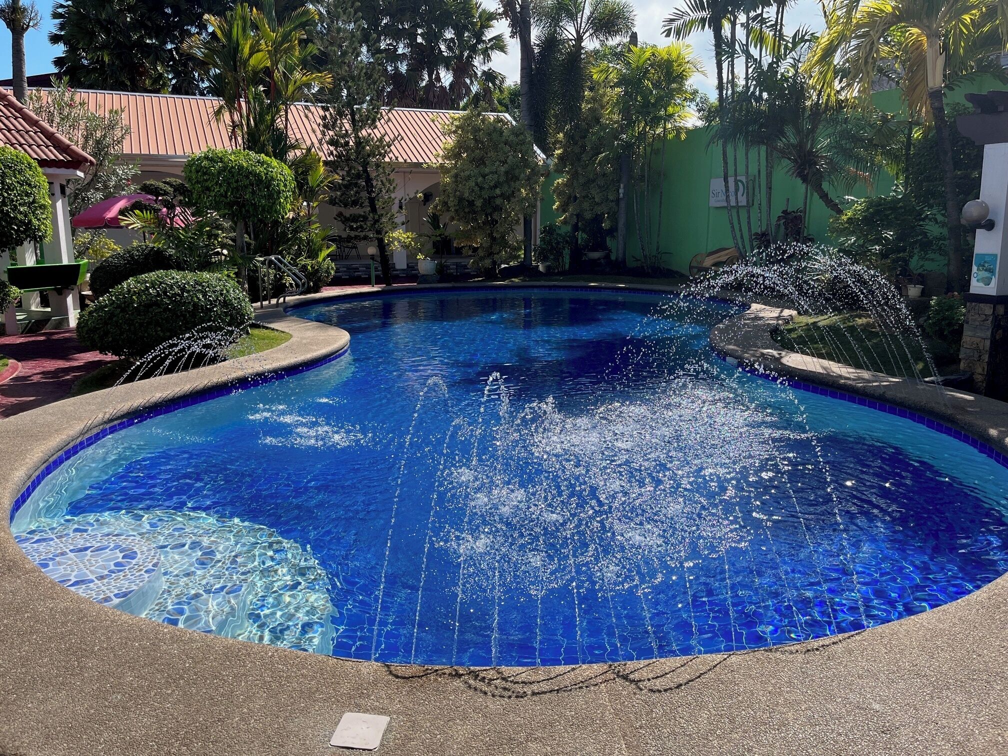 Voorkant van accommodatie