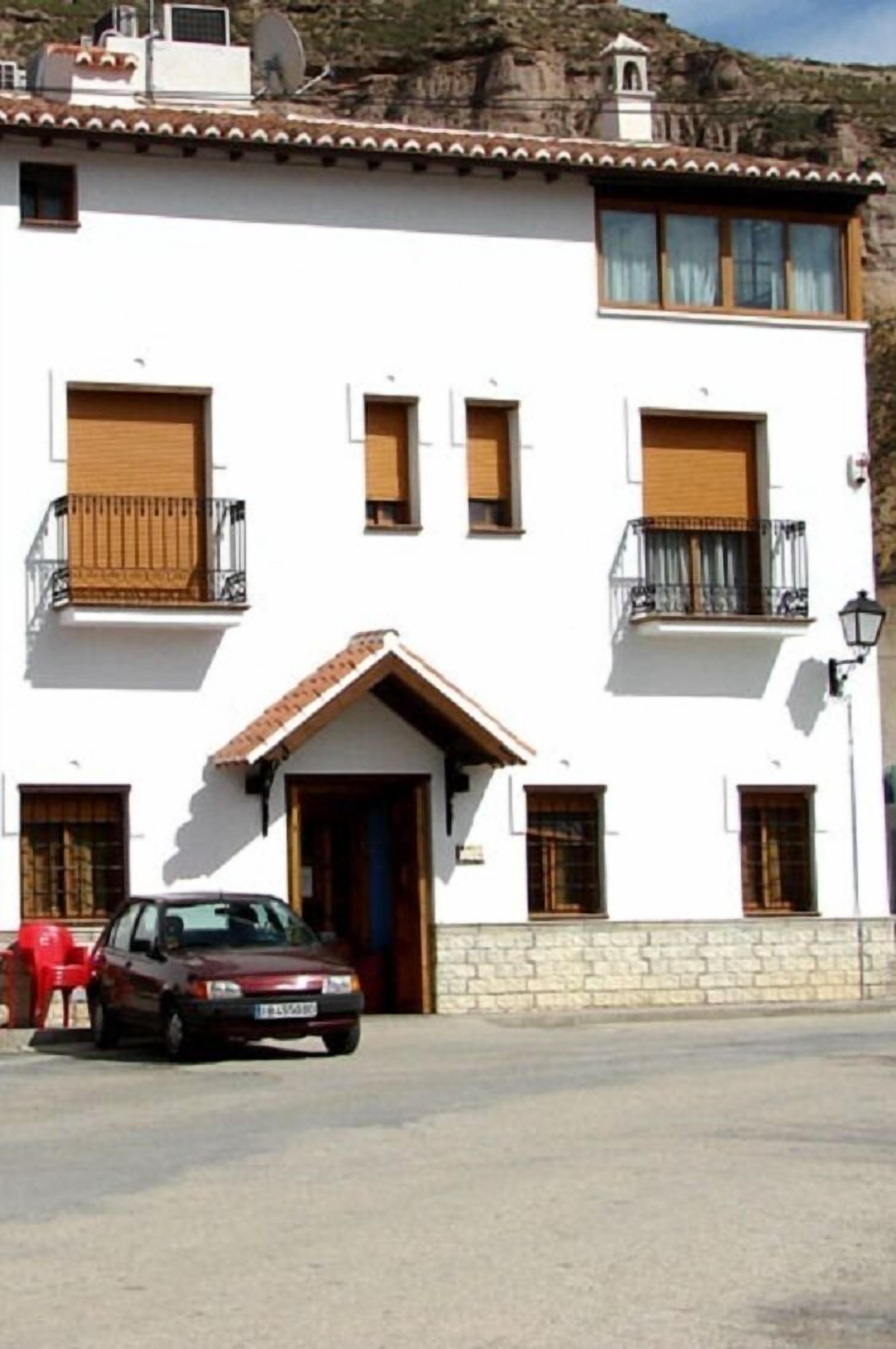 Façana frontal de l'allotjament