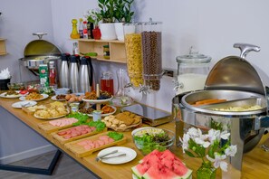 Frokostbuffé er inkludert hver dag