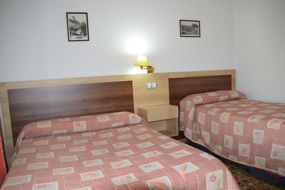 1 bedroom, blackout curtains, free WiFi, bed sheets